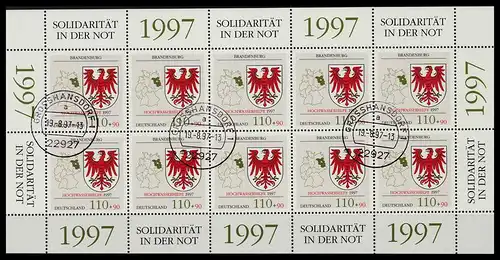 BUND 1997 Nr 1941 gestempelt (230544)