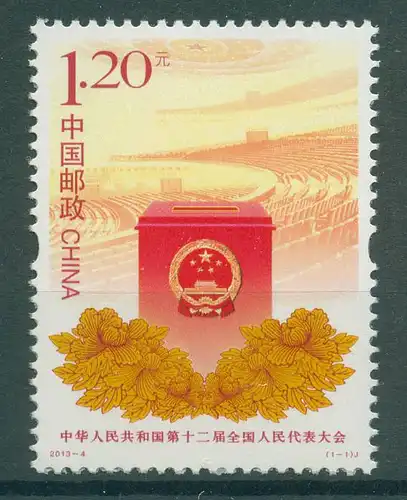 CHINA 2013 Nr 4435 postfrisch (230403)