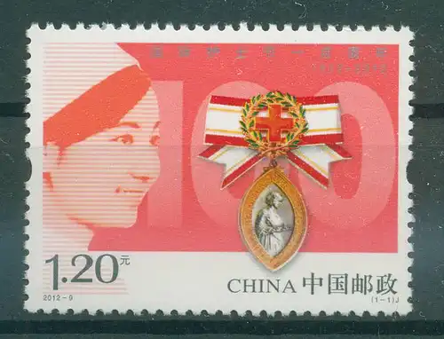 CHINA 2012 Nr 4347 postfrisch (230440)