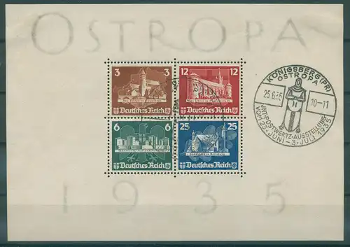 DEUTSCHES REICH 1935 Bl.3 gestempelt (230319)