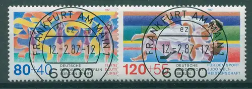 BERLIN 1987 Nr 777-778 gestempelt (230340)