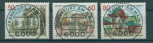 BERLIN 1986 Nr 761-763 gestempelt (230346)