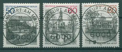 BERLIN 1982 Nr 685-687 gestempelt (230359)