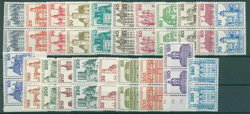 BUND 1977/1982 Lot ex Nr 913-1143 postfrisch (230217)