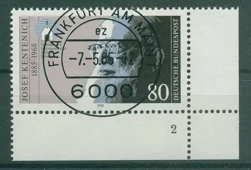 BUND 1985 Nr 1252 gestempelt (230148)