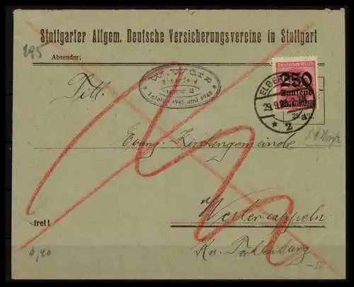 DEUTSCHES REICH 1923 Brief gestempelt (620066)