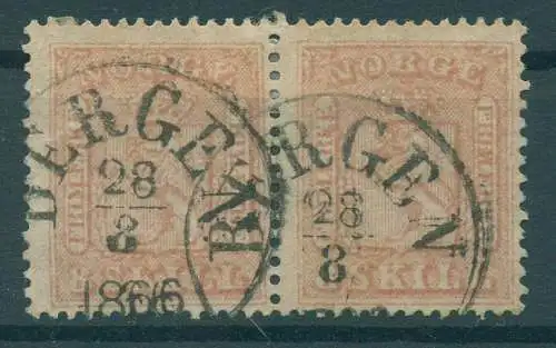 NORWEGEN 1863 Nr 9 gestempelt (921613)