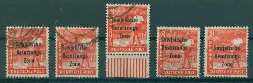 SBZ 1948 Nr 184aa gestempelt (921641)