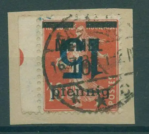 MEMEL 1921 Nr 34K gestempelt (921664)