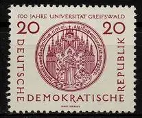 DDR 1956 PLATTENFEHLER Nr 543 I postfrisch (228853)