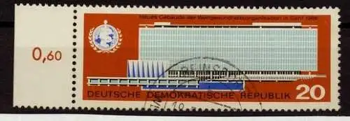 DDR 1966 PLATTENFEHLER Nr 1178 II gestempelt (228933)