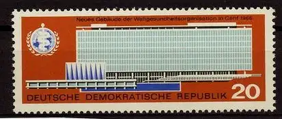 DDR 1966 PLATTENFEHLER Nr 1178 II postfrisch (228934)