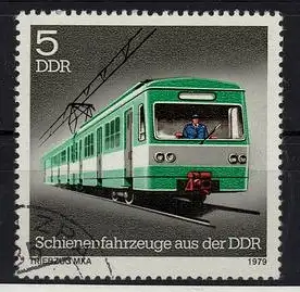 DDR 1979 PLATTENFEHLER Nr 2414 F27 gestempelt (229506)