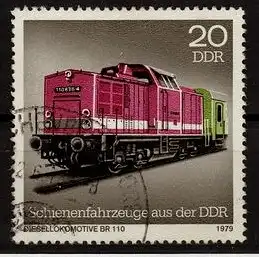 DDR 1979 PLATTENFEHLER Nr 2416 F20 gestempelt (229523)