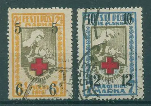 ESTLAND 1926 Nr 60-61 gestempelt (233350)