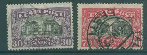 ESTLAND 1924 Nr 55-56 gestempelt (233352)