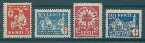 ESTLAND 1933 Nr 102-105 ungebraucht (233357)