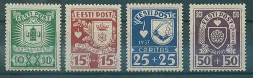 ESTLAND 1938 Nr 127-130 postfrisch (233363)