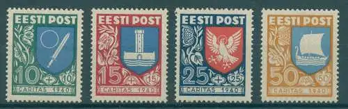 ESTLAND 1939 Nr 152-155 postfrisch (233365)