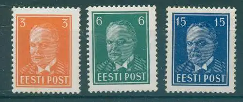 ESTLAND 1940 Nr 156-158 postfrisch (233370)