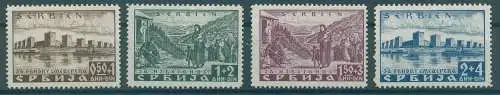 BES. II. WK. SERBIEN 1941 Nr 46-49 ungebraucht (233425)