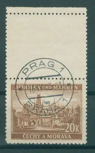 BÖHMEN & MÄHREN 1939 Nr 37LS gestempelt (232969)