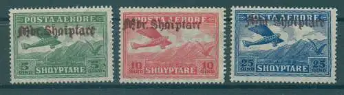 ALBANIEN 1929 Nr 210-212 ungebraucht (233697)