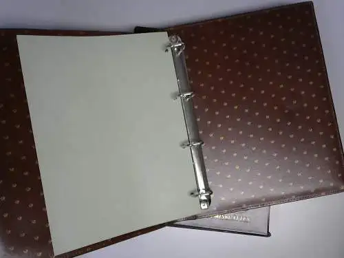 NUMISBLATT: 5x Leerer Ringbinder mit Schuber  (850204)