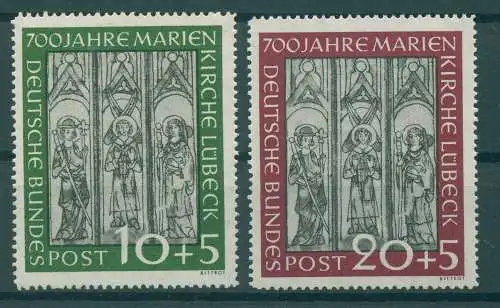 BUND 1951 Nr 139-140 postfrisch (234802)