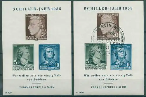 DDR 1955 Bl.12 gestempelt (234855)