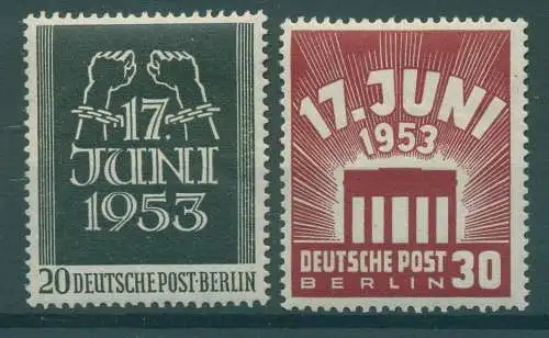 BERLIN 1953 Nr 110-111 postfrisch (234865)