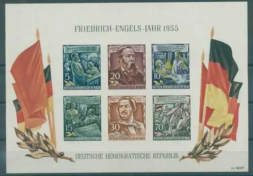 DDR 1955 Bl.13 postfrisch (234901)