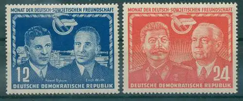 DDR 1951 Nr 296-297 postfrisch (234916)