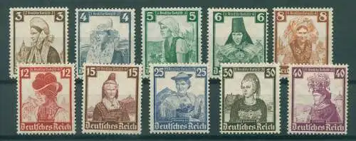 DEUTSCHES REICH 1935 Nr 588-597 postfrisch (233785)