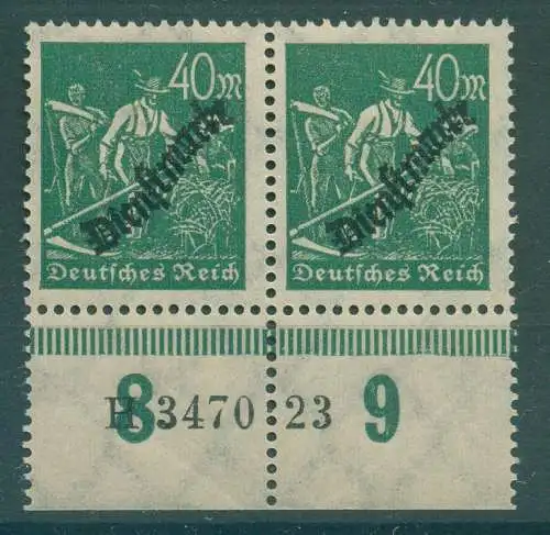 DEUTSCHES REICH 1923 Nr D77 postfrisch (233822)