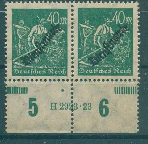 DEUTSCHES REICH 1923 Nr D77 postfrisch (233823)