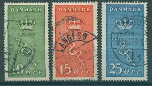 DÄNEMARK 1929 Nr 177-179 gestempelt (233972)