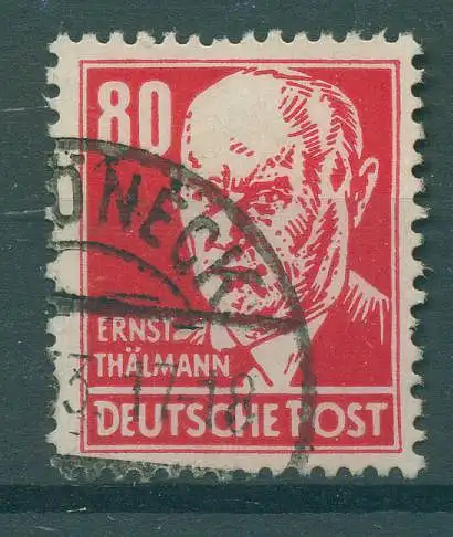 DDR 1952 Nr 340v XI gestempelt (233982)