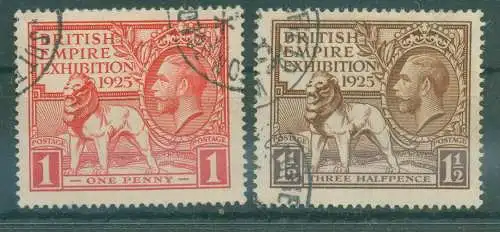 GROSSBRITANNIEN 1925 Nr 166-167 gestempelt (234018)