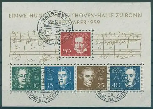 BUND 1959 Bl.2 gestempelt (234117)