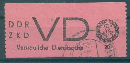 DDR ZKD 1965 Nr D2 gestempelt (232999)