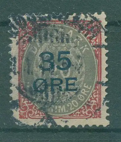 DÄNEMARK 1912 Nr 61 gestempelt (233032)