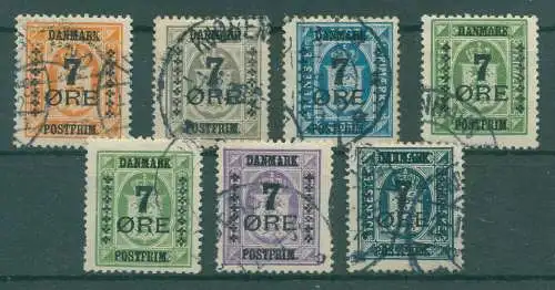 DÄNEMARK 1926 Nr 159-165 gestempelt (233033)