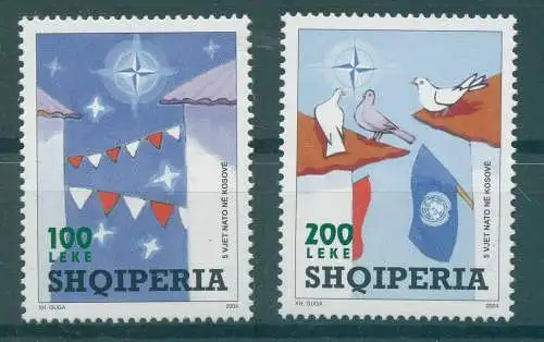 ALBANIEN 2004 Nr 3028-3029 postfrisch (233194)