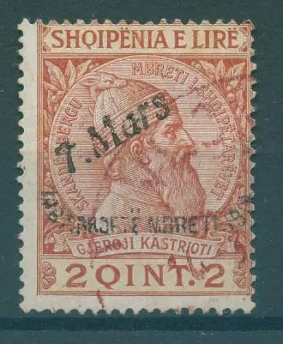 ALBANIEN 1914 Nr 35 gestempelt (233600)