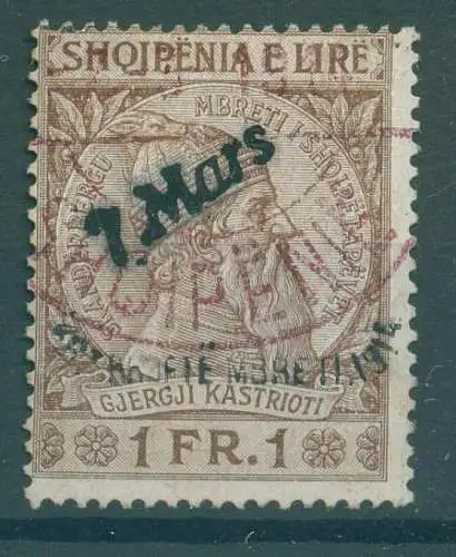 ALBANIEN 1914 Nr 40 gestempelt (233602)