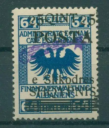 ALBANIEN 1919 Nr 50IIIb ungebraucht (233620)