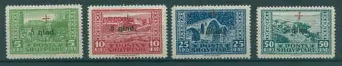 ALBANIEN 1924 Nr 96-99 ungebraucht (233655)