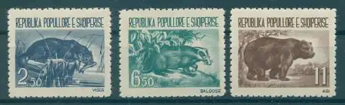 ALBANIEN 1961 Nr 627-629 postfrisch (233741)