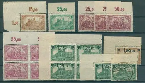 Deutsches Reich 1920 ex Nr 113-117 postfrisch (922008)